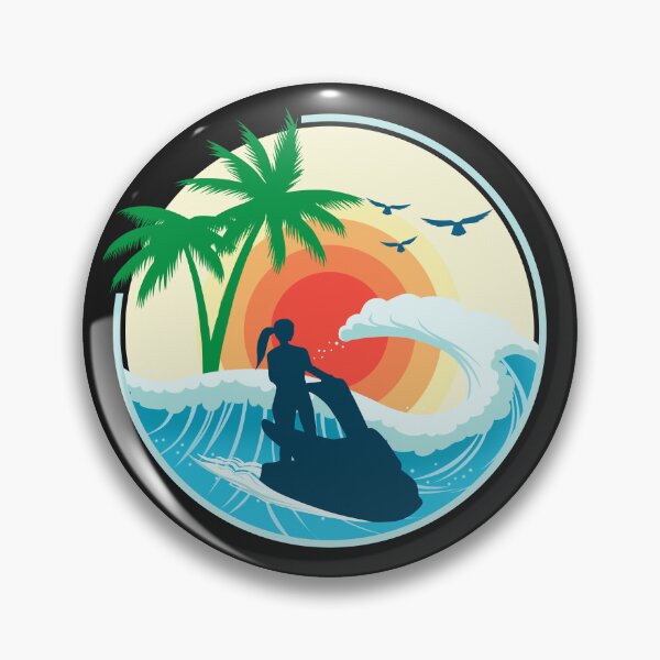 Item preview, Jetski and Waves designed and sold by Jaudaux Designs.
