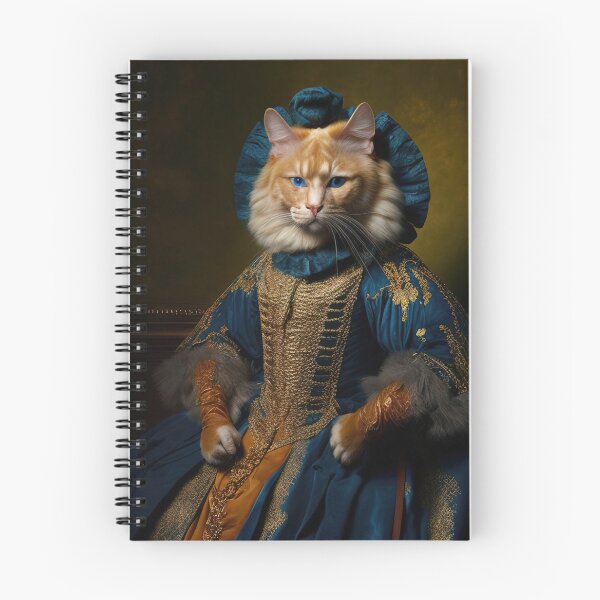 Item preview, Anthropomorphic portrait of Ginger von Kittenhoben designed and sold by RK - Shop.