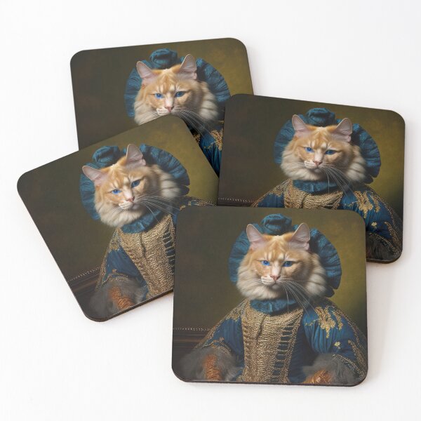 Item preview, Anthropomorphic portrait of Ginger von Kittenhoben designed and sold by RK - Shop.