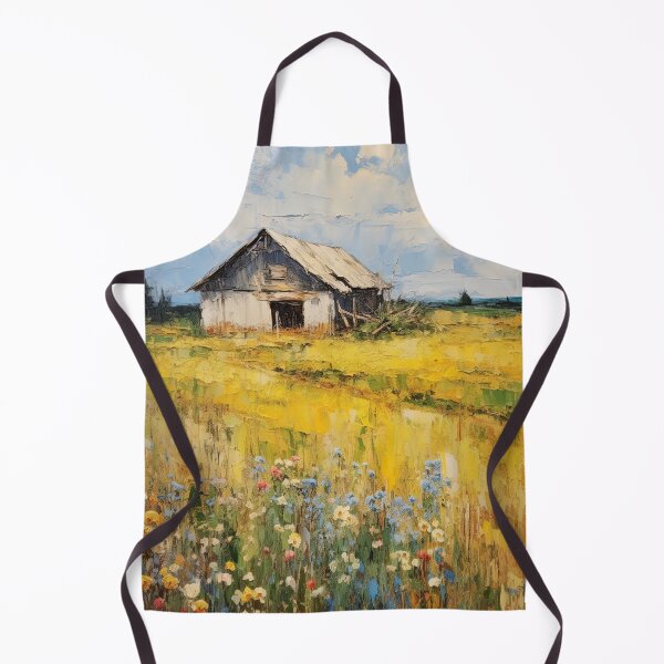 Item preview, Fields of flowers in Summer - Acrylic landscape painting designed and sold by TheArtistOf2022.