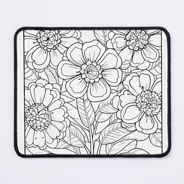 Item preview, Flower #36 Coloring Page Pattern  designed and sold by DavidColoring.