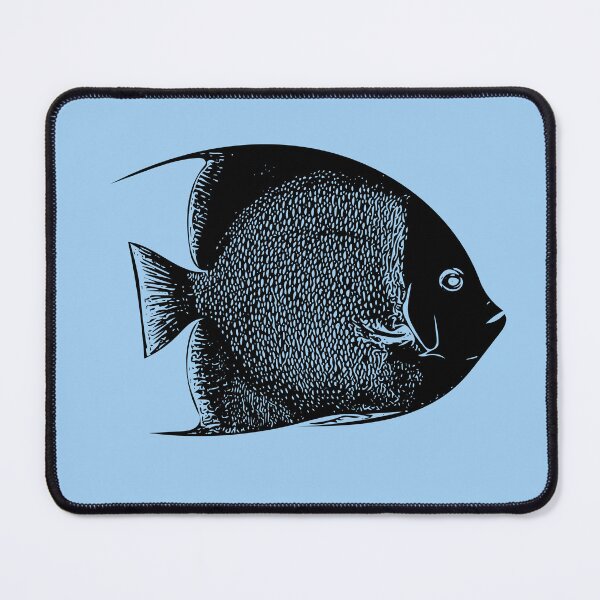 Item preview, Gray Angelfish Black Design  designed and sold by designsasstultd.