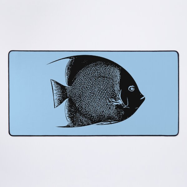 Item preview, Gray Angelfish Black Design  designed and sold by designsasstultd.
