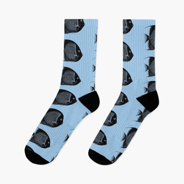 Item preview, Gray Angelfish Black Design  designed and sold by designsasstultd.