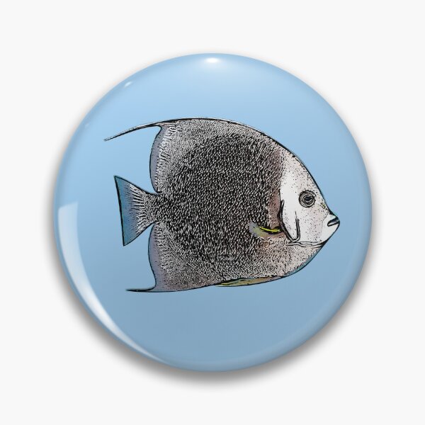 Item preview, Gray Angelfish Black Alternate Design  designed and sold by designsasstultd.