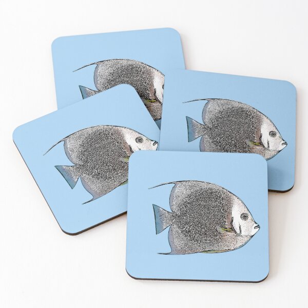 Item preview, Gray Angelfish Black Alternate Design  designed and sold by designsasstultd.