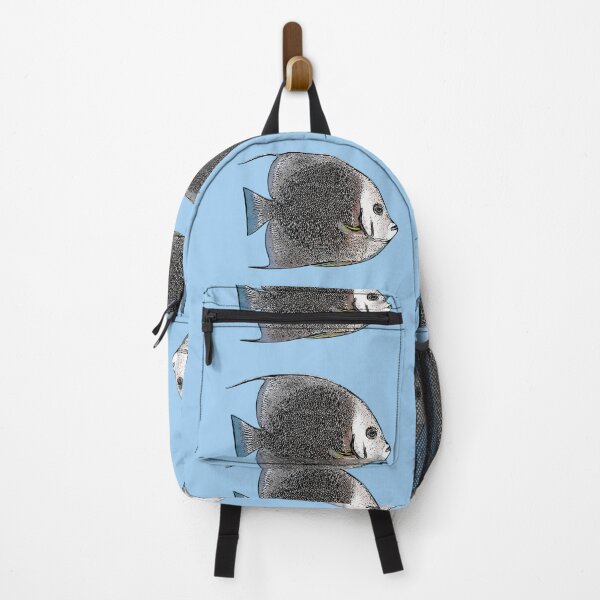 Item preview, Gray Angelfish Black Alternate Design designed and sold by designsasstultd.
