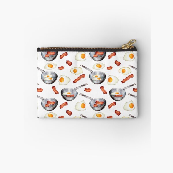 Item preview, Bacon & Eggs Breakfast Food Pattern designed and sold by idovedesign.