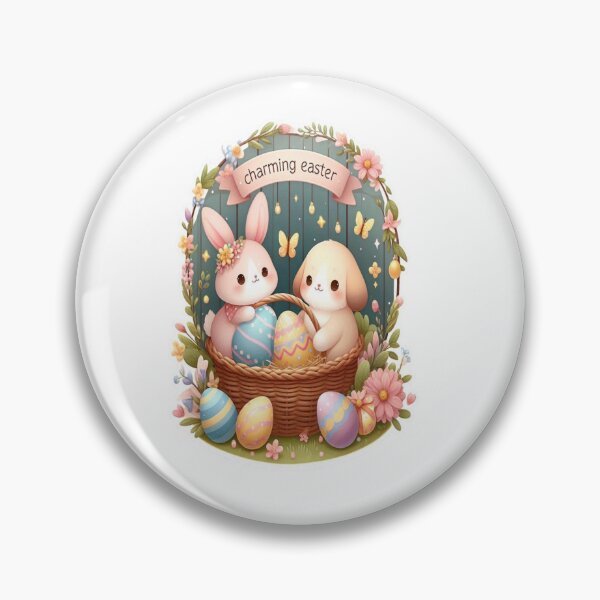 Item preview, "Easter Joy: Adorable Springtime Bunny and Egg Stickers" 3 designed and sold by Sweet Dreams & Fantasia.