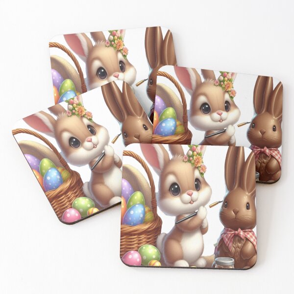 Item preview, "Easter Joy: Adorable Springtime Bunny and Egg Stickers" 4 designed and sold by Sweet Dreams & Fantasia.