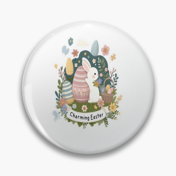 Item preview, "Easter Joy: Adorable Springtime Bunny and Egg Stickers" 5 designed and sold by Sweet Dreams & Fantasia.