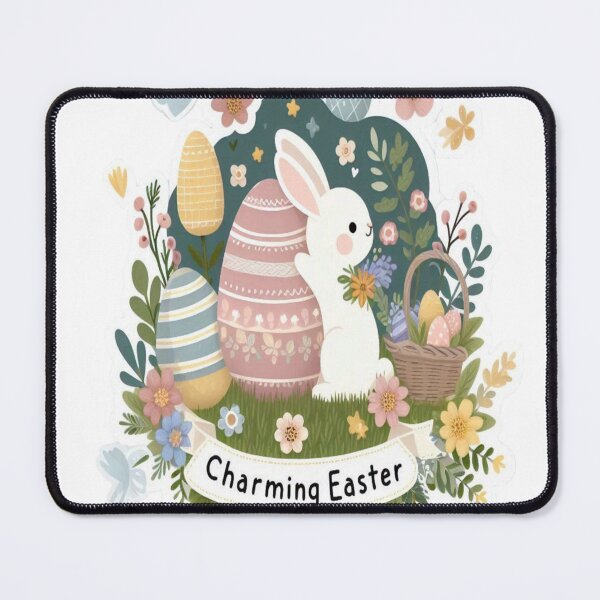 Item preview, "Easter Joy: Adorable Springtime Bunny and Egg Stickers" 5 designed and sold by Sweet Dreams & Fantasia.