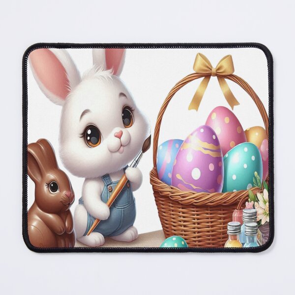 Item preview, "Easter Joy: Adorable Springtime Bunny and Egg Stickers" 6 designed and sold by Sweet Dreams & Fantasia.