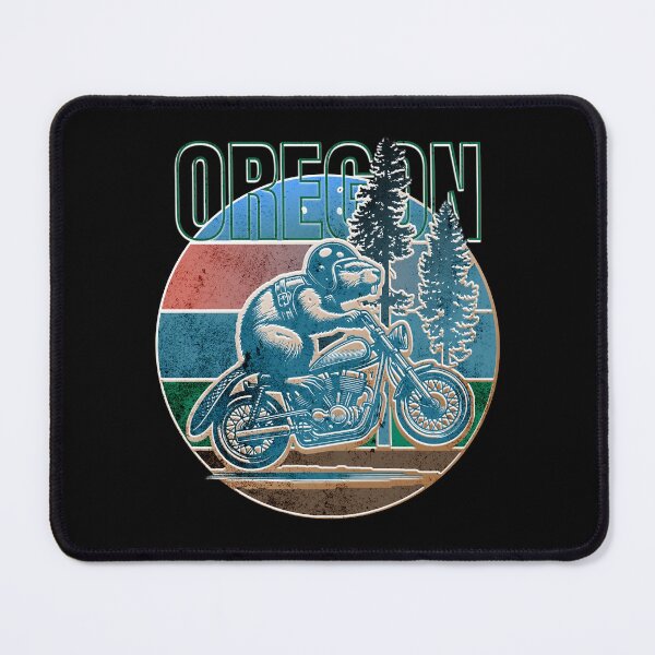 Item preview, VINTAGE OREGON BEAVER RIDER AND Douglas-firs designed and sold by justyna-s28.