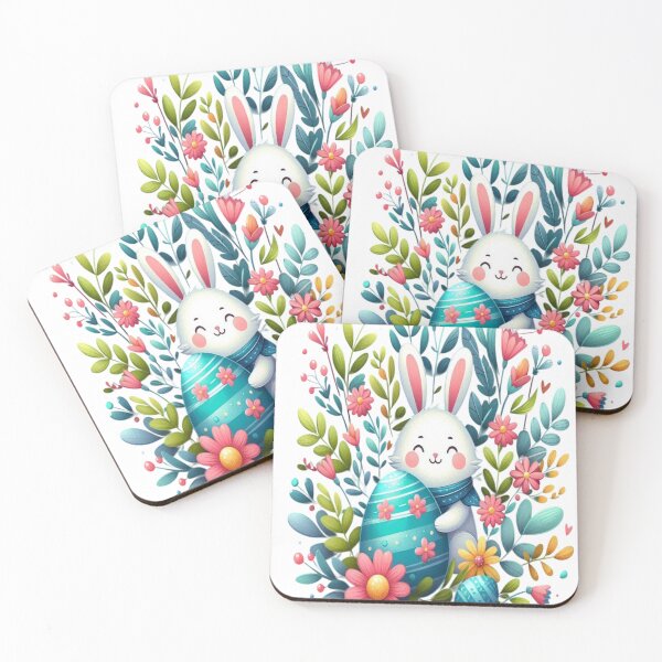 Item preview, "Easter Joy: Adorable Springtime Bunny and Egg Stickers" 7 designed and sold by Sweet Dreams & Fantasia.