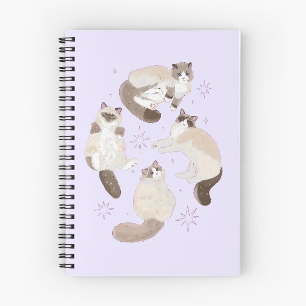 Item preview, Cute Ragdoll Cats – Adorable Fluffy Cat Art designed and sold by YaraCuteArt.