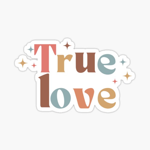 Item preview, true love designed and sold by VibrantVisions Studio.