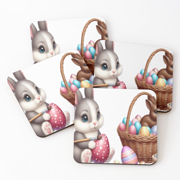 Item preview, "Easter Joy: Adorable Springtime Bunny and Egg Stickers" 13 designed and sold by Sweet Dreams & Fantasia.