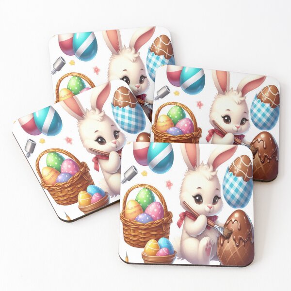 Item preview, "Easter Joy: Adorable Springtime Bunny and Egg Stickers" 14 designed and sold by Sweet Dreams & Fantasia.