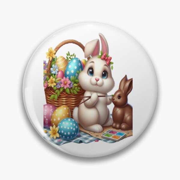 Item preview, "Easter Joy: Adorable Springtime Bunny and Egg Stickers" 15 designed and sold by Sweet Dreams & Fantasia.