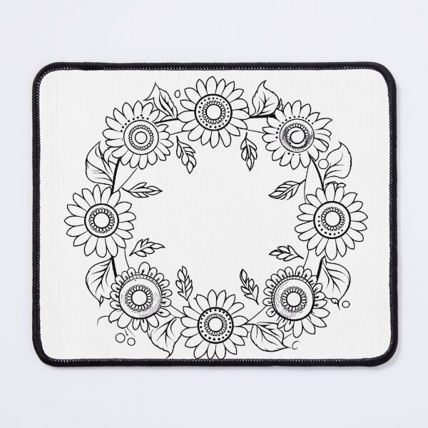 Item preview, Flower Design #10 Coloring Page Pattern  designed and sold by DavidColoring.