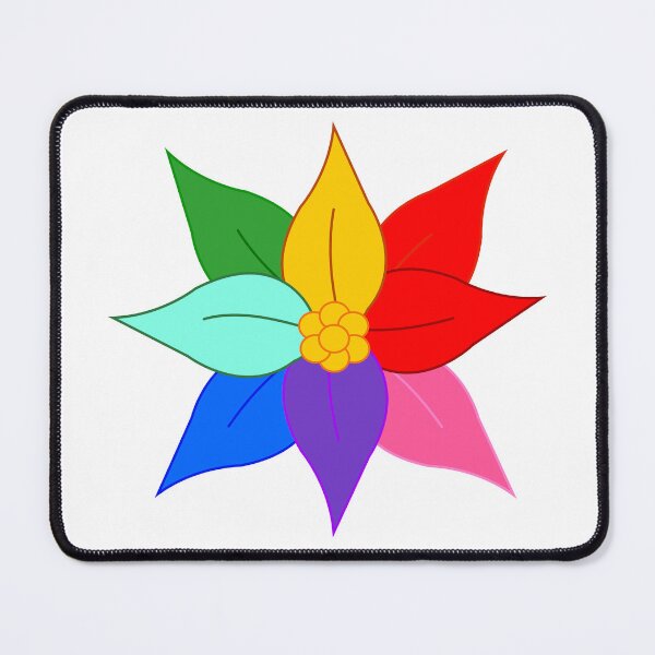 Item preview, Poinsettia Pride Flag Classic designed and sold by HarveyHandcraftsandDesigns.