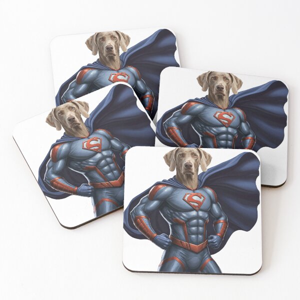 Item preview, Weimaraner Superhero designed and sold by Dog Lover Club.
