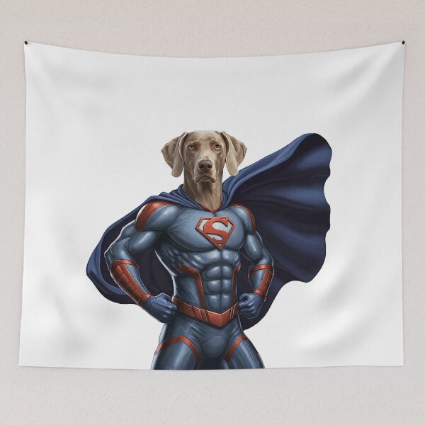 Item preview, Weimaraner Superhero designed and sold by Dog Lover Club.