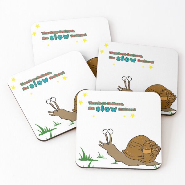 Item preview, Slow Snail cartoon design designed and sold by Grant Wilson.