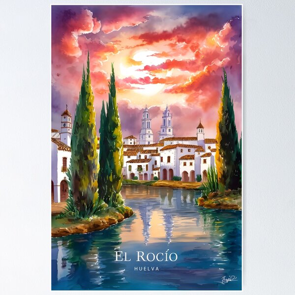 Item preview, EL ROCIO, winding streets lined with traditional whitewashed houses designed and sold by sirtonine.