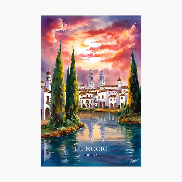 Item preview, EL ROCIO, winding streets lined with traditional whitewashed houses designed and sold by sirtonine.