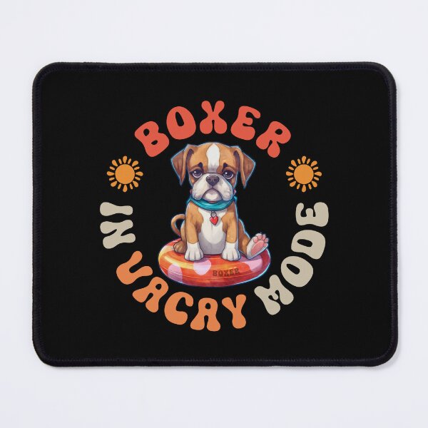 Item preview, Boxer Holiday Vacation German Dog With Floatie designed and sold by eclecTEEq.