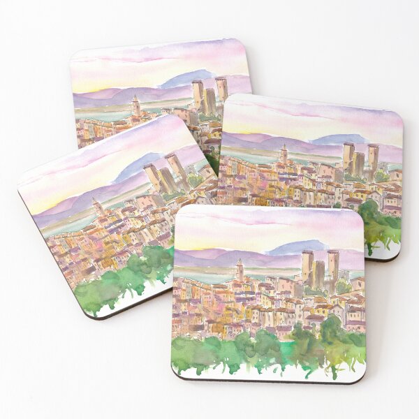 Item preview, Pacentro Abruzzo View with Medieval Three Towers designed and sold by artshop77.