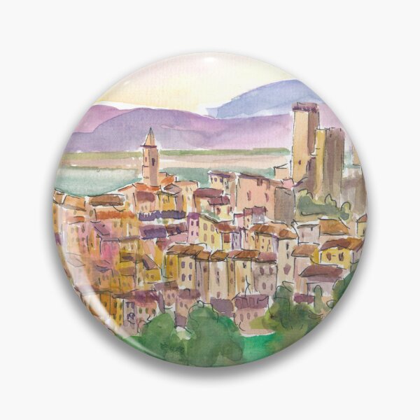 Item preview, Pacentro Abruzzo View with Medieval Three Towers designed and sold by artshop77.