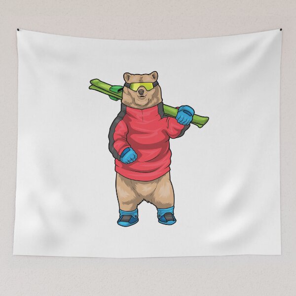 Item preview, Bear Skier Ski goggles Ski designed and sold by Snabdesign84.