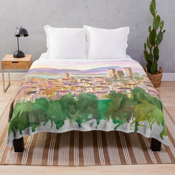 Item preview, Pacentro Abruzzo View with Medieval Three Towers designed and sold by artshop77.