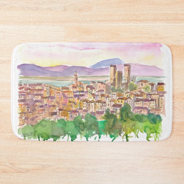 Item preview, Pacentro Abruzzo View with Medieval Three Towers designed and sold by artshop77.