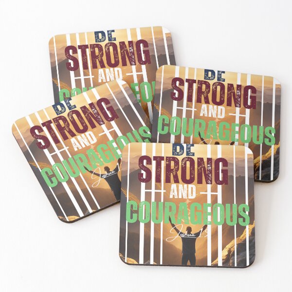 Item preview, Be Strong and Couragious  designed and sold by BlessedHandsDesigns.