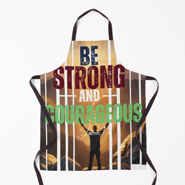 Artikelvorschau, Sei stark und mutig entworfen und verkauft von BlessedHandsDesigns.