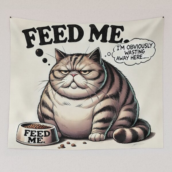 Item preview, Feed Me: Fat Cat Needs More Food designed and sold by RK - Shop.