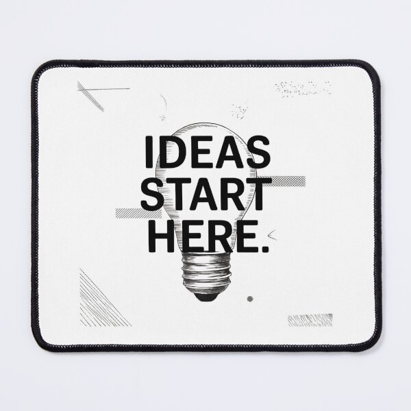Item preview, IDEAS START HERE – Minimalist Moodboard Aesthetic Design designed and sold by Ela-graphicwiz.