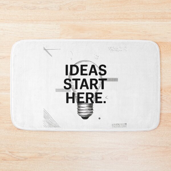 Item preview, IDEAS START HERE – Minimalist Moodboard Aesthetic Design designed and sold by Ela-graphicwiz.