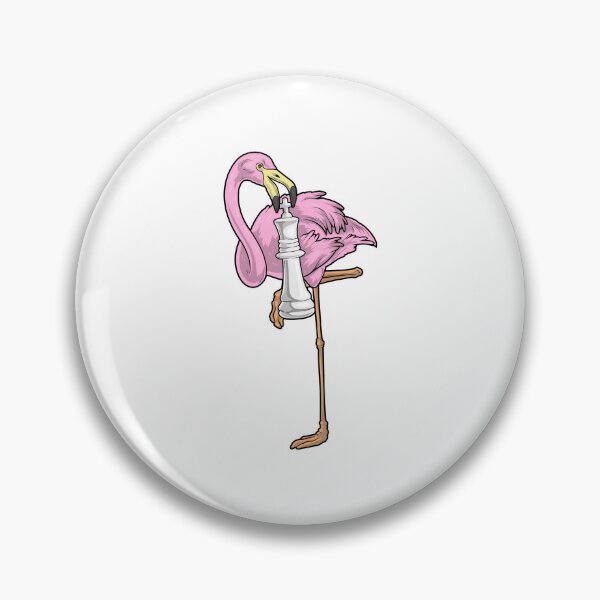 Artikelvorschau, Flamingo Schachfigur König Schach entworfen und verkauft von Snabdesign84.
