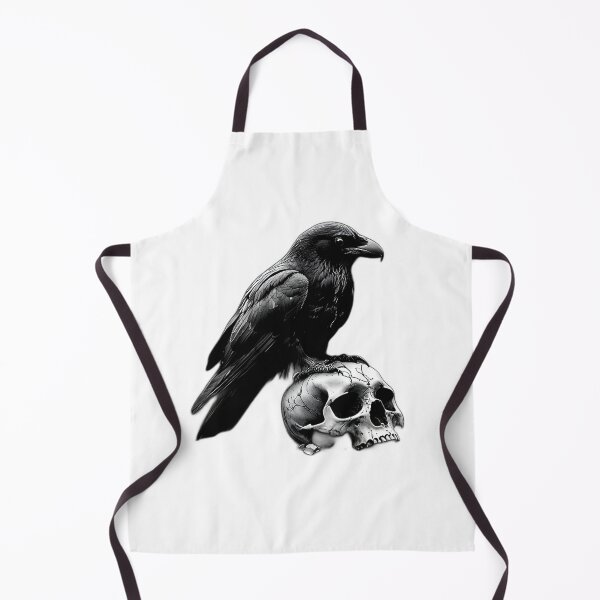 Item preview, The Raven and the Weathered Skull designed and sold by akhdesigns7.