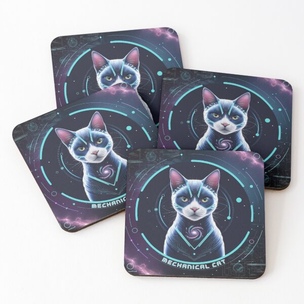 Item preview, Mechanical Cat – Cybernetic Cat from the Future designed and sold by Mosaic by M.
