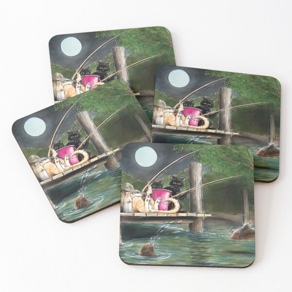 Item preview, Cat Fishing designed and sold by GraDavoArt.