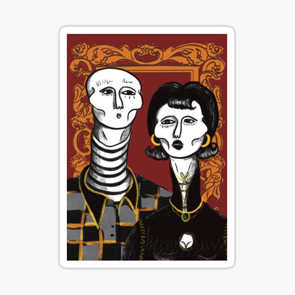 Item preview, Molly & Max vintage couple gold relief frame designed and sold by alliemoth.