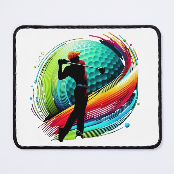 Item preview, A silhouette of a golfer in motion designed and sold by VladisWorld.