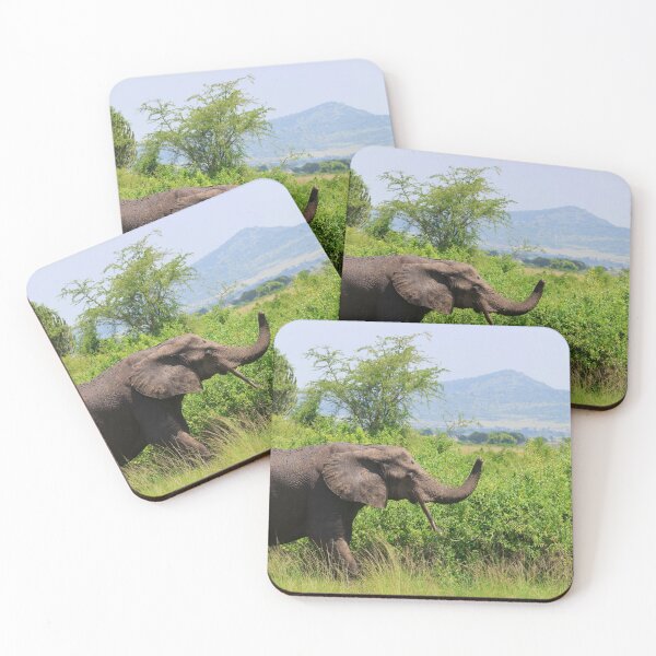 Item preview, Majestic elephant photograph Uganda designed and sold by Proud & Pretty Wildlife Photography.