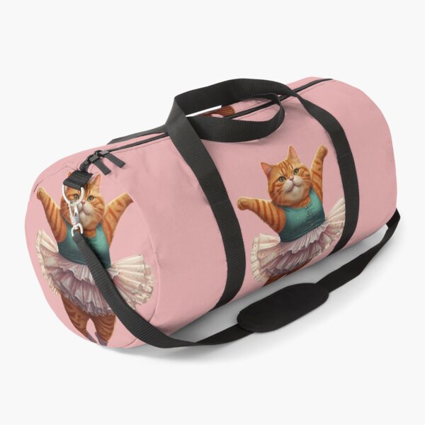 Item preview, Chubby Ginger Ballerina Cat designed and sold by Glam-OOTD.